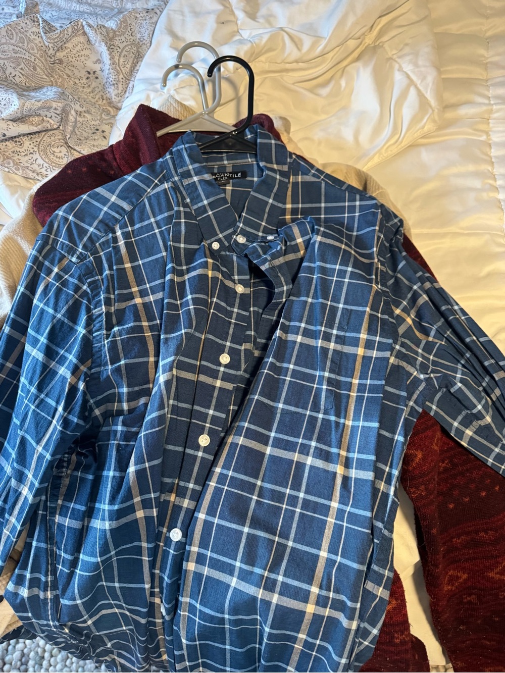 J. Crew Blue Plaid Button-Down Shirt